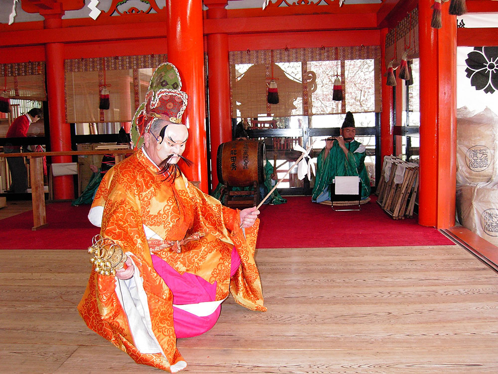 甲府市 金櫻神社の太々神楽